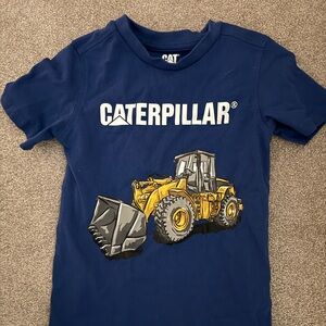 Caterpillar Navy T-Shirt with White Logo